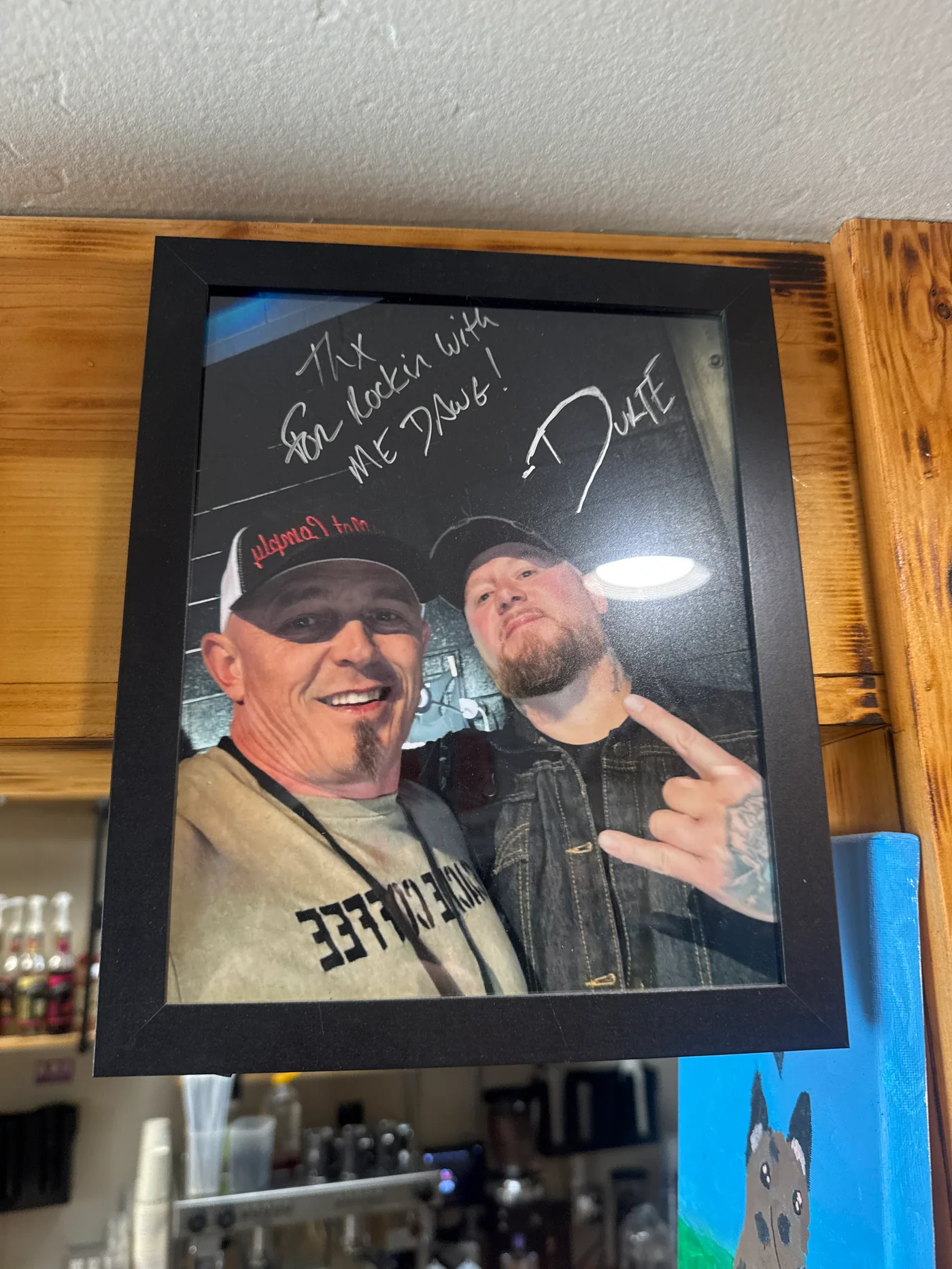 Jamie Buttars with Durte, who performed at the April 2026 veteran suicide-prevention concert