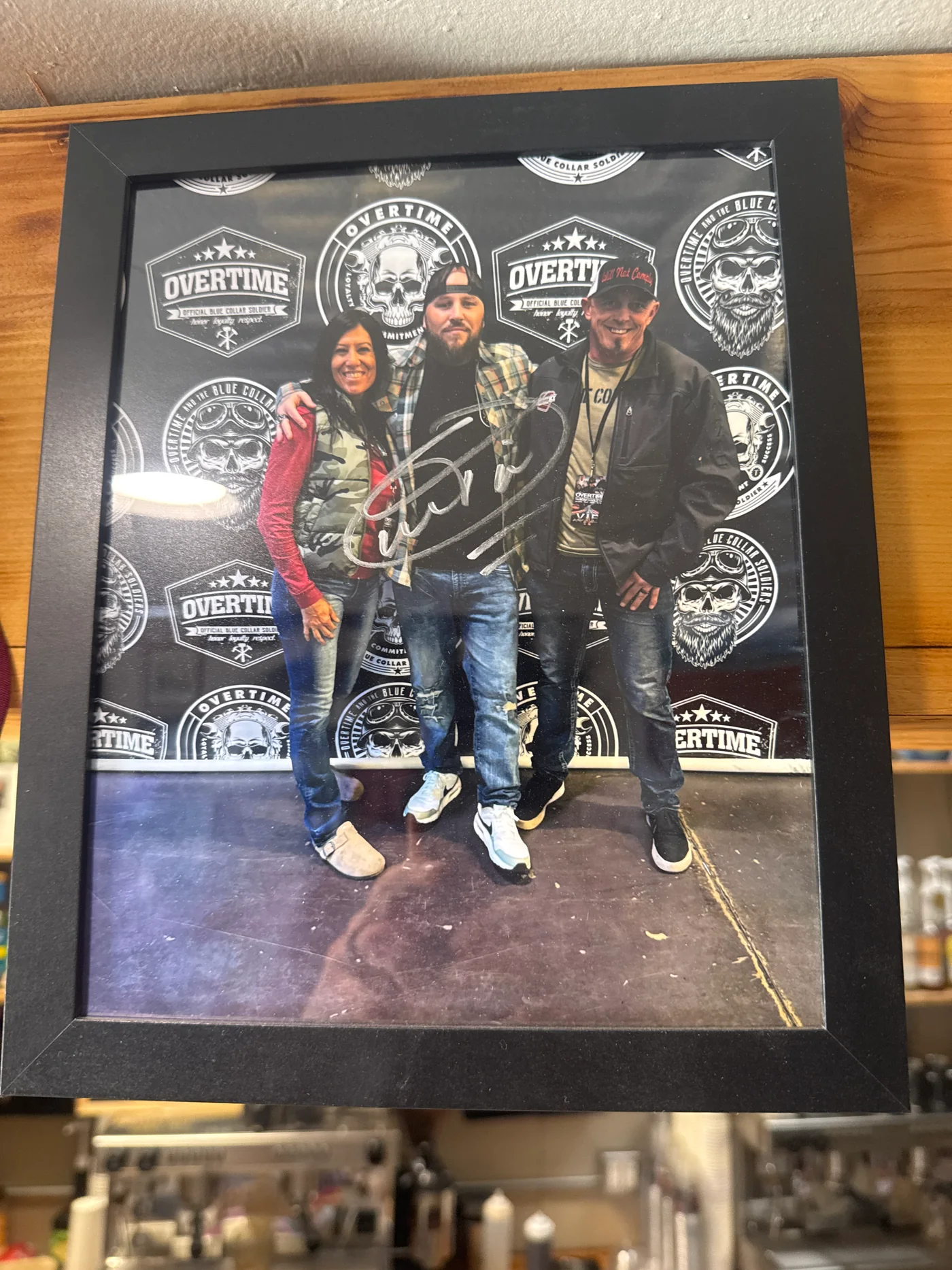 Jamie and Mindie Buttars with Overtime in connection with the April 2026 veteran suicide-prevention concert